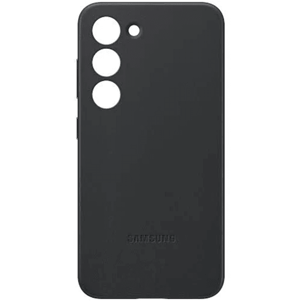 Samsung Galaxy S23 Leather Case - Black