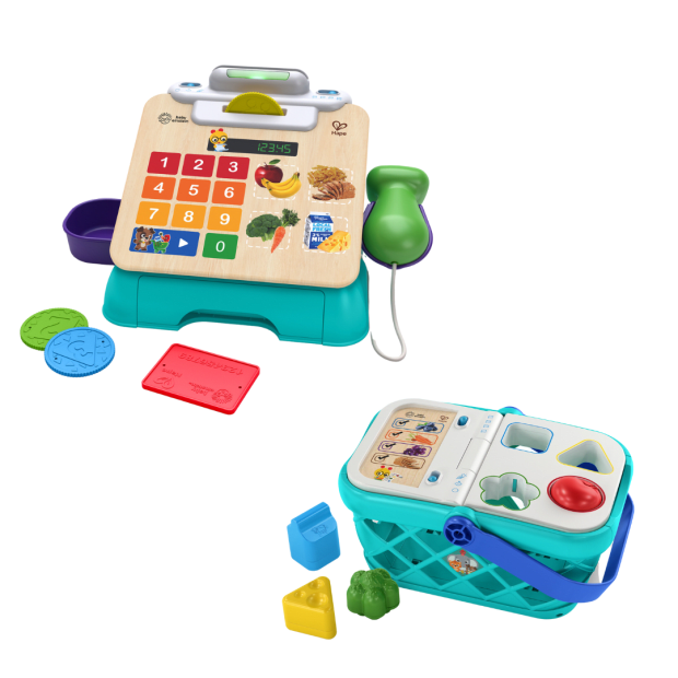 Baby Einstein -Magic Touch CashRegister Pretend CheckOut Toy and Magic Touch Shopping Basket Pretend Shop Toy #1