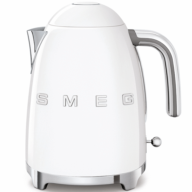 SMEG 50's Retro Style Aesthetic Electric Kettle - White #1