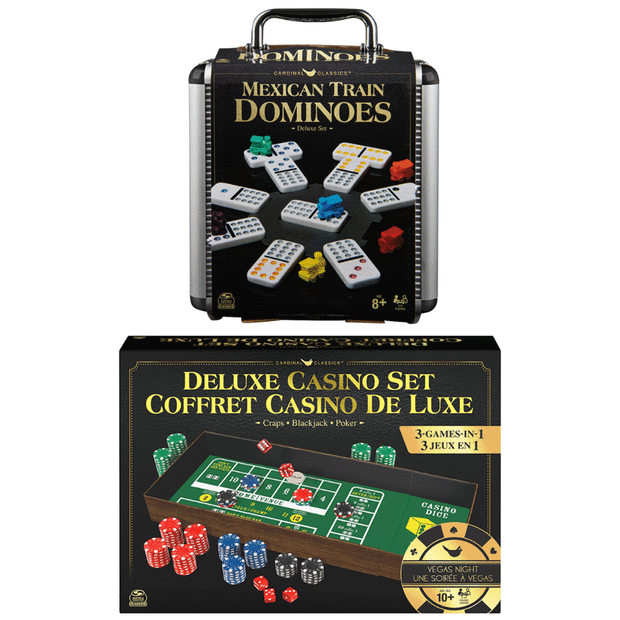 Ideal Games - Jeu de dominos de train mexicain classique