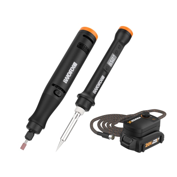 Worx-MakerX 20V Rotary Tool and Wood & Metal Crafter Kit #1