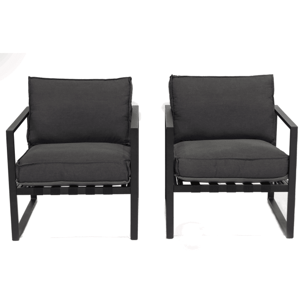Outdoorz Essentials - Ral Chairs 2pcs Set - Charcoal #1