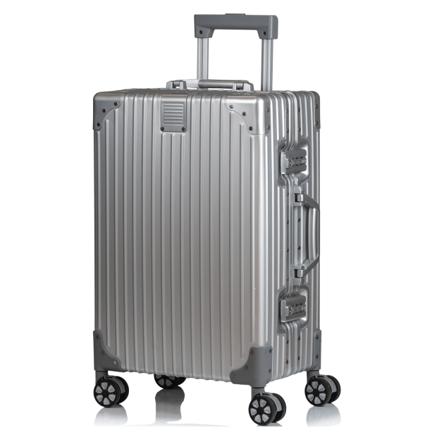 CHAMPS Elite Collection Aluminum Carry-On, Silver #1