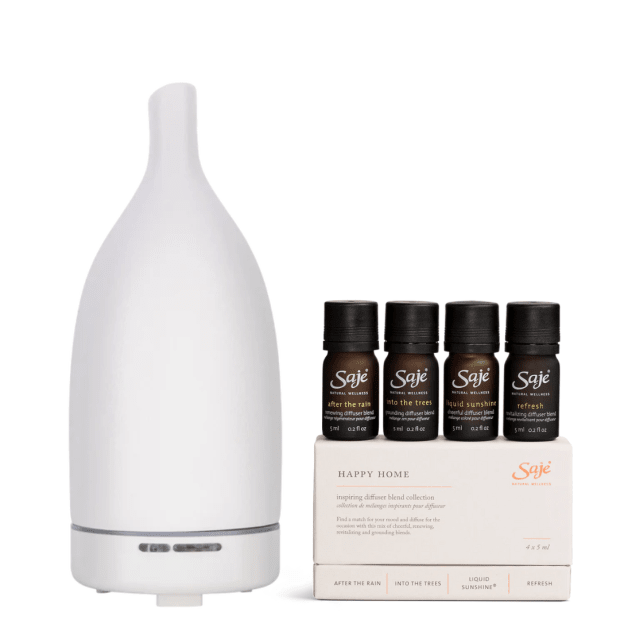 Saje Natural Wellness Aroma Om White Cool Mist Diffuser Saje