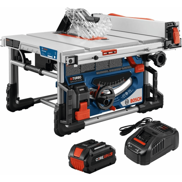 Bosch PROFACTOR 18V 8-1/4 in. Portable Table Saw Kit with (1) CORE18V 8 Ah High Power Battery