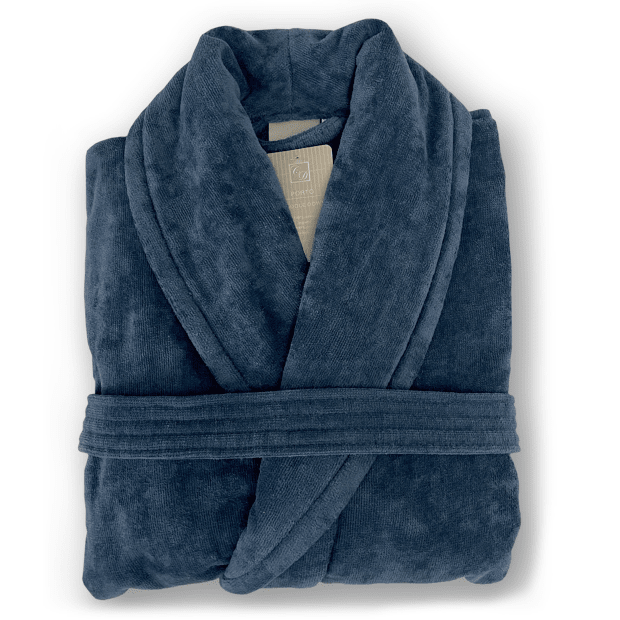 Cuddle Down GOTS CERTIFIED 100% Organic Cotton Robe Ladies’ One Size - TWILIGHT