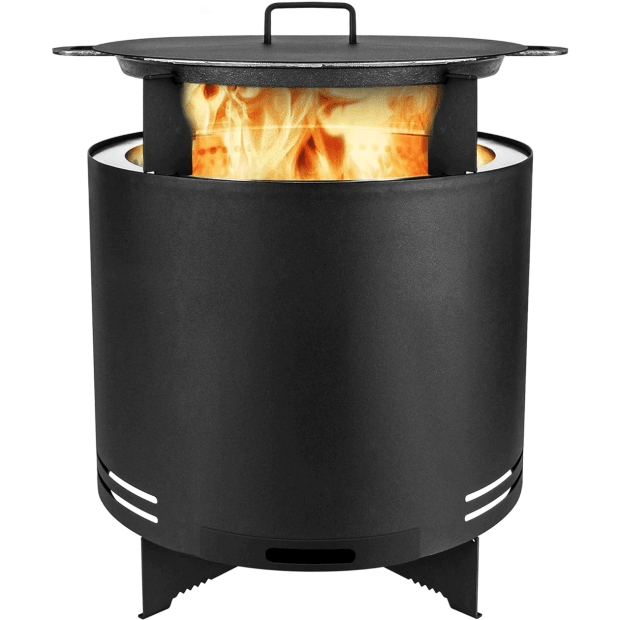 London Sunshine - Portable Smokeless Fire Pit With Grill #1