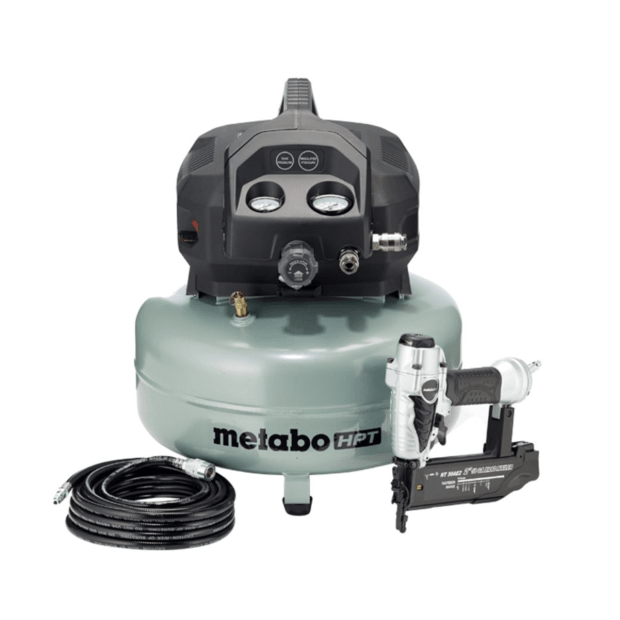 Metabo 18 Gauge Brad Nailer and Compressor Combo Kit