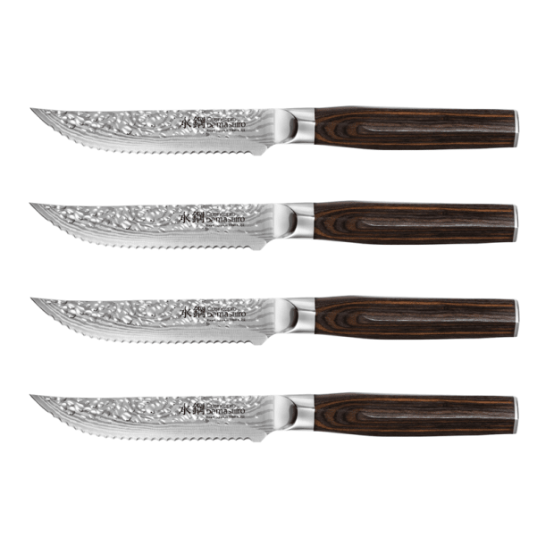 Cuisine::pro Damashiro 4 Piece Steak Knife Set 11.5cm/4.5in #1