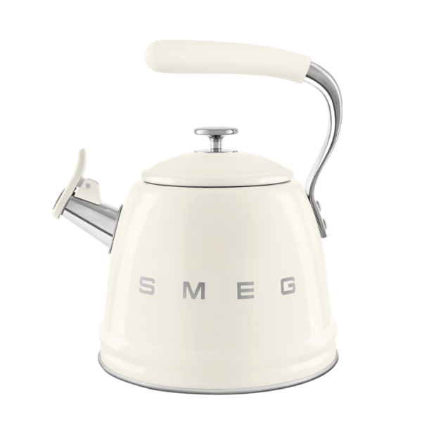 Bouilloire sifflante rétro Smeg - Crème