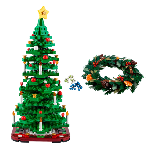 LEGO Christmas Tree and Wreath Holiday Bundle #1