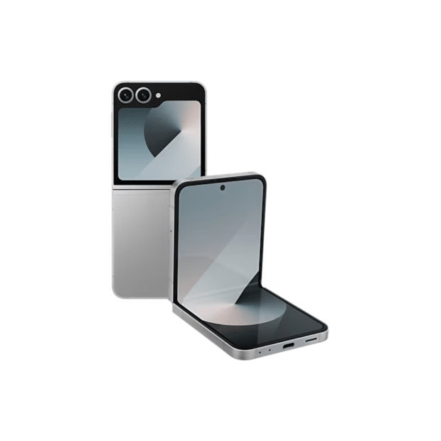 Samsung Galaxy Z Flip6 256GB w/Flip Phone Case-Silver/Gray