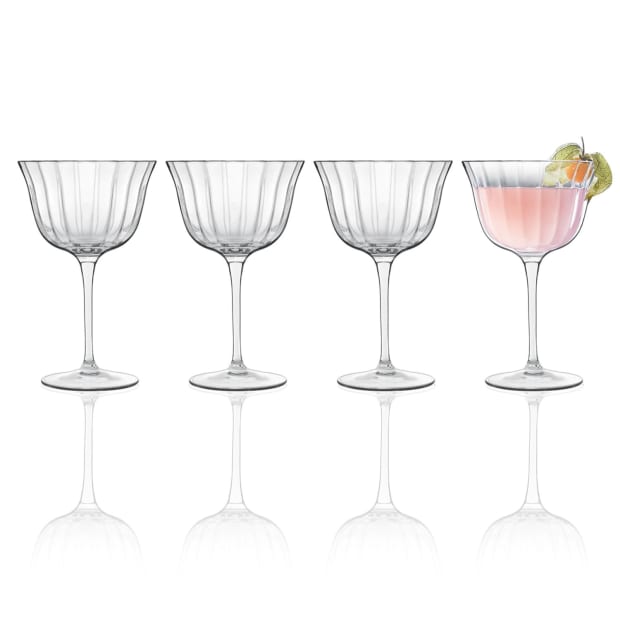 Verres à Retro Fizz 280 ml BACH de Luigi Bormioli - Ensemble de 4 - Fabriqué en Italie