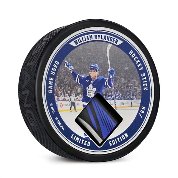 AJ Sports William Nylander Authentic Hockey Stick Collector Puck #88