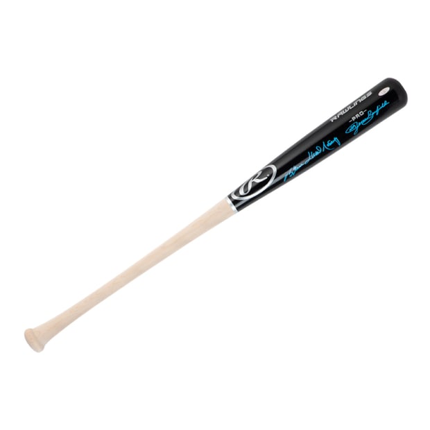 AJ Sports George Bell,Lloyd Moseby&Jesse Barfield Signed Rawlings Bat