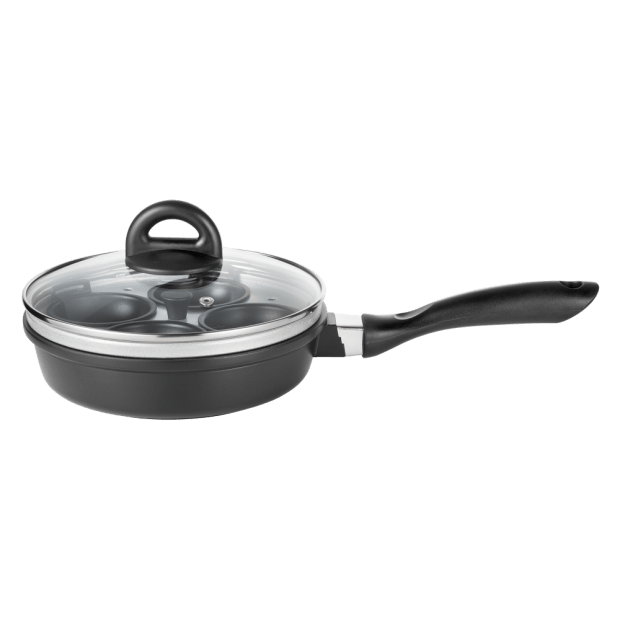 Cuisine::pro® STONE 4-Egg Poacher with Lid 1.3qt
