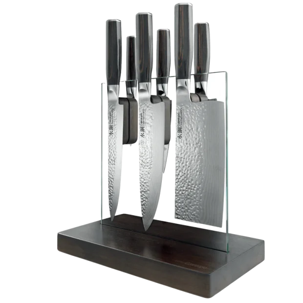Cuisine::pro® Damashiro® Emperor Hikari Knife Block 7 Piece #1