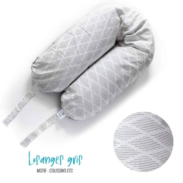 Coussins Etc. Nursing Pillow - Grey