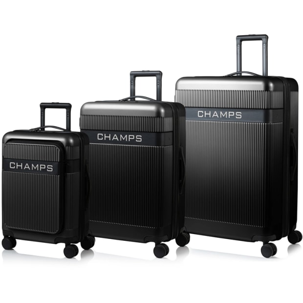 CHAMPS Onyx II 3-Piece Luggage Set - Black #1