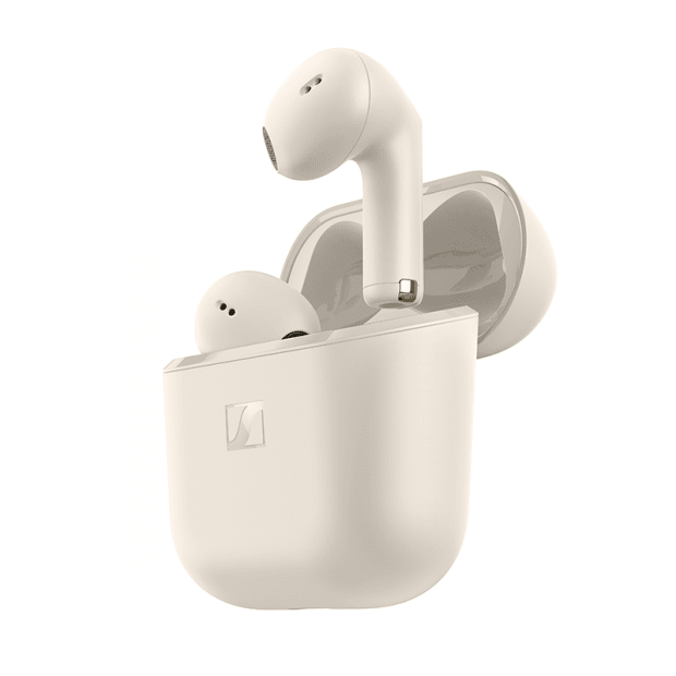 Sennheiser - Accentum Open - IPX4 Splash Resistance Earbuds - Cream