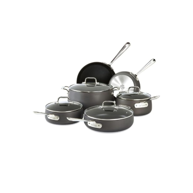 All-Clad HA1 Hard Anodized 10pc Nonstick Cookware Set #1