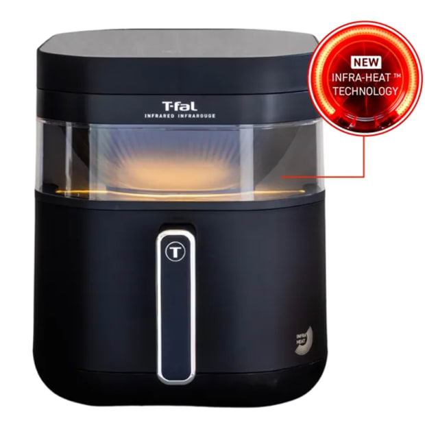 T-fal Infrared 2.0 Air Fryer 8-in-1, 7L/7.3Qt - Black