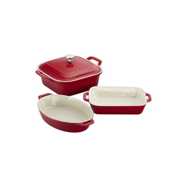 Staub Ceramic 4 Piece Mix Baking Sey - Cherry #1