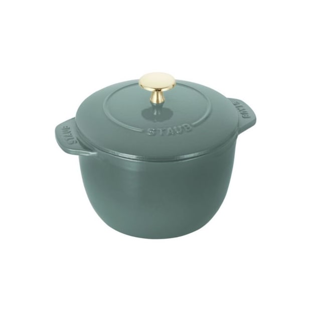 Staub 1.75L Rice Cocotte/Petite French Oven - Eucalyptus #1