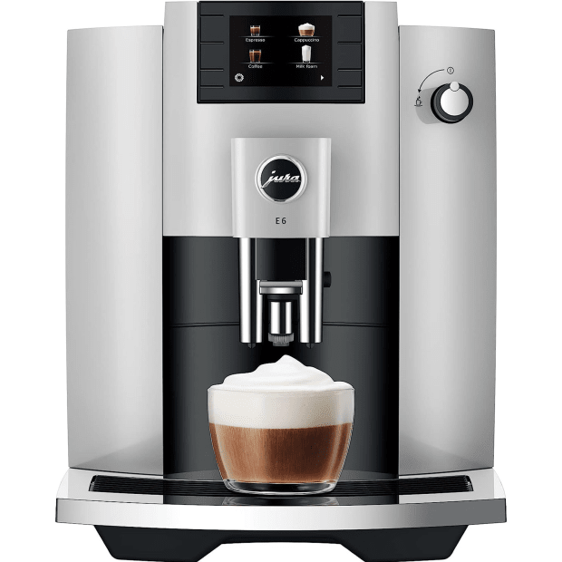 JURA® E6 Fully Automatic Espresso Machine - Platinum #1