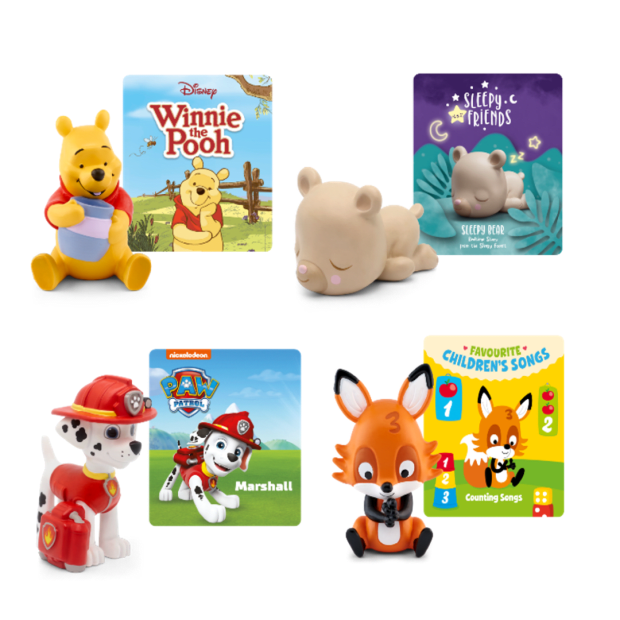 Tonies Pooh, Sleepy Bear, Marshall & Counting Songs Bundle (French) #1