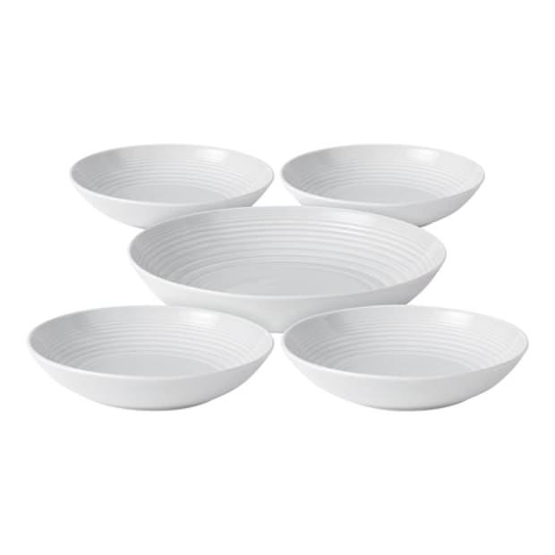 Royal Doulton Gordon Ramsay Maze Pasta Bowl Set 5pc - White #1