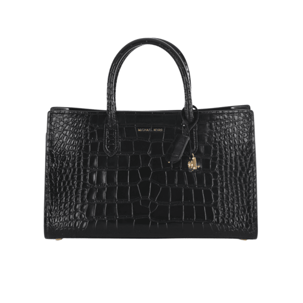 Michael Kors Scarlett Medium Satchel - Croco Black #1
