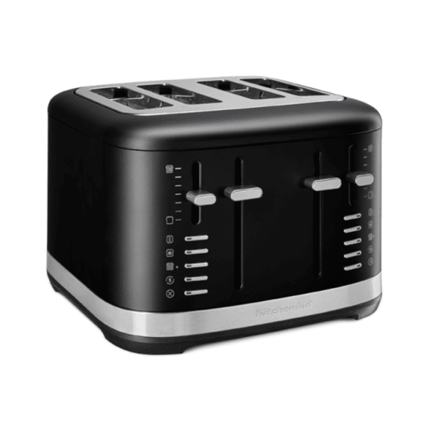 KitchenAid® 4 Slice Metal Toaster - Black Matte #1