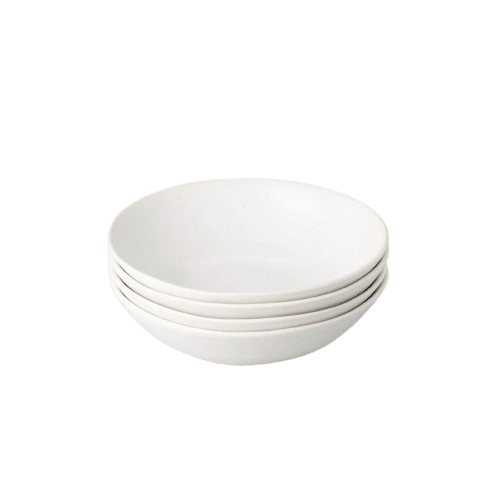 Fable Pasta Bowl Set 4pc - Speckled White #1