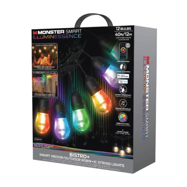Monster - Bistro Plus Smart Multicolour LED Patio String Light Set #1
