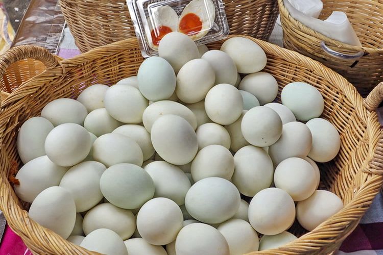 Telur bebek hasil ternak