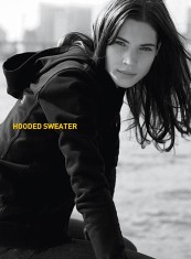 tchibo black hooded sweater