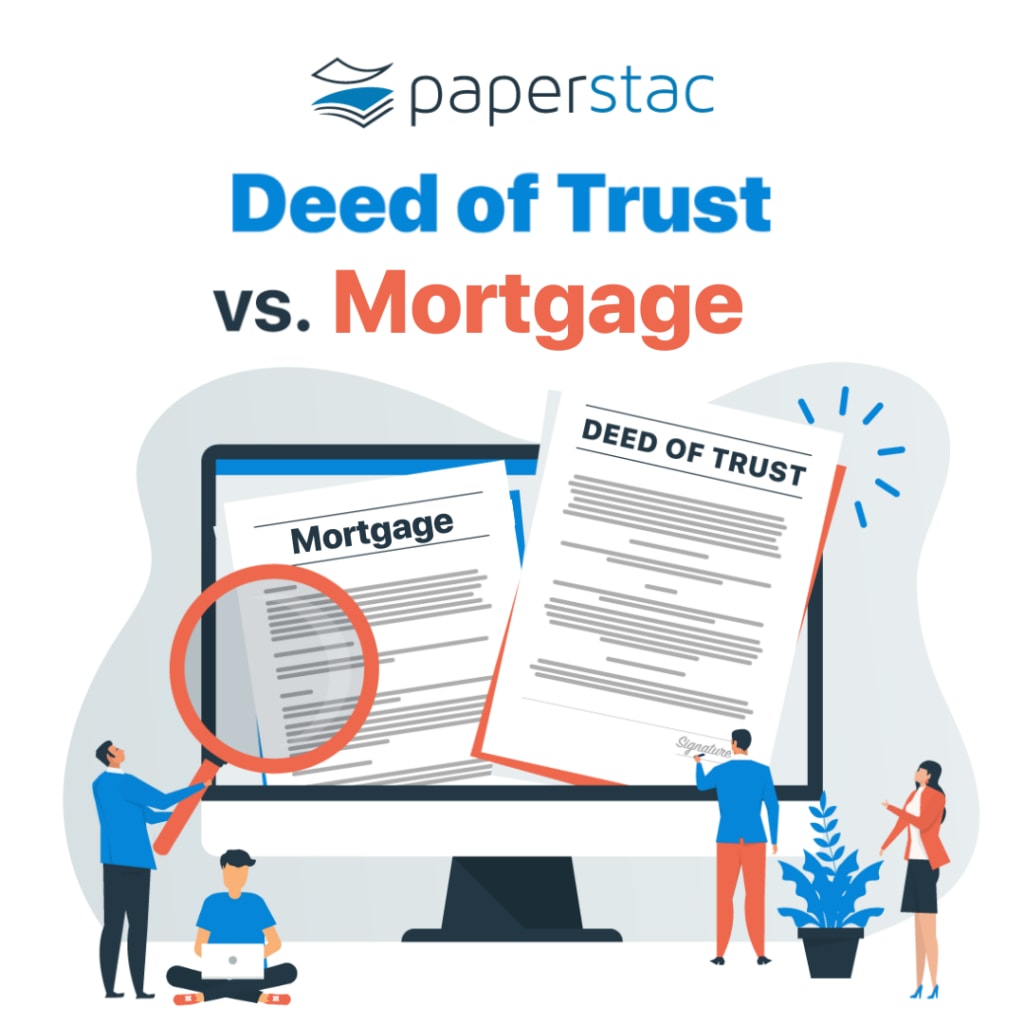 deed of trust vs mortgage security instruments 
