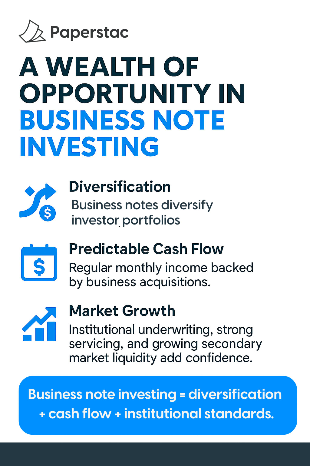 Wealth of opportunity in business note investing