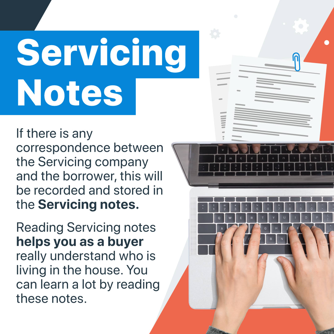 servicing notes definition