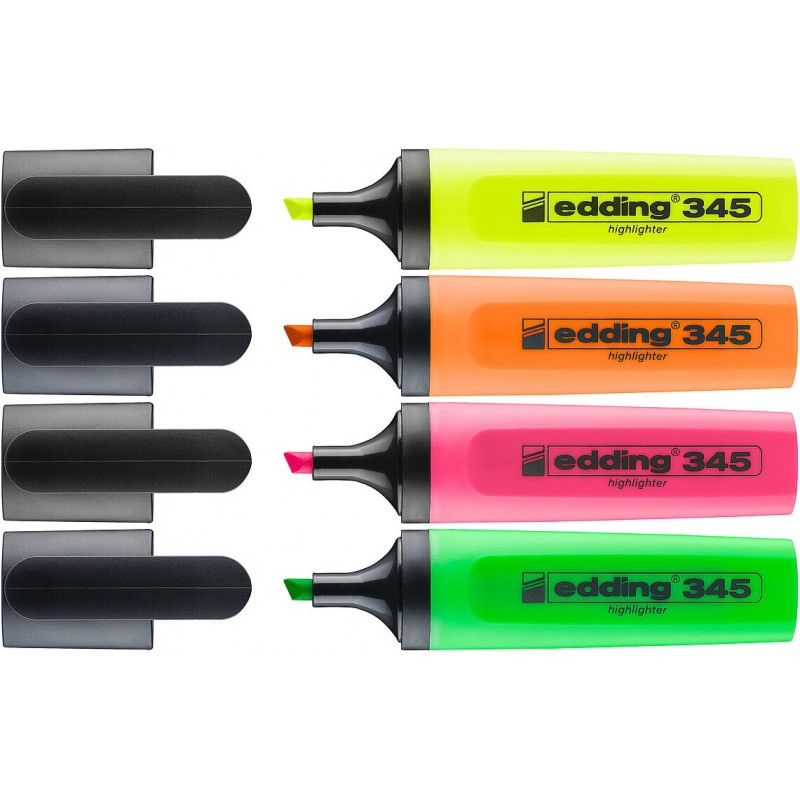 MARQUEUR FLUORESCENT STAEDTLER POCHETTE DE 4