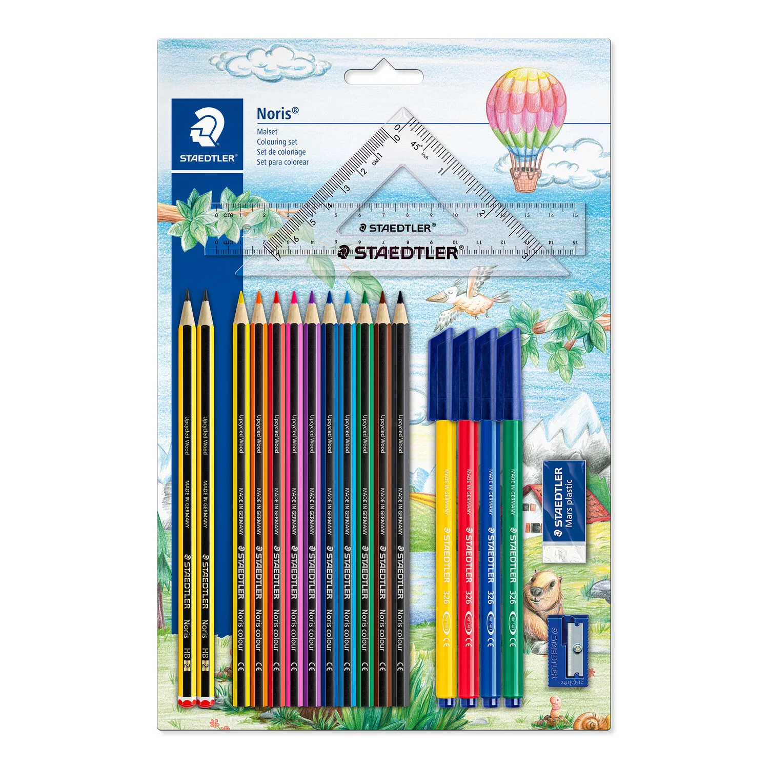 36 crayons de couleur en bois recyclé Staedtler