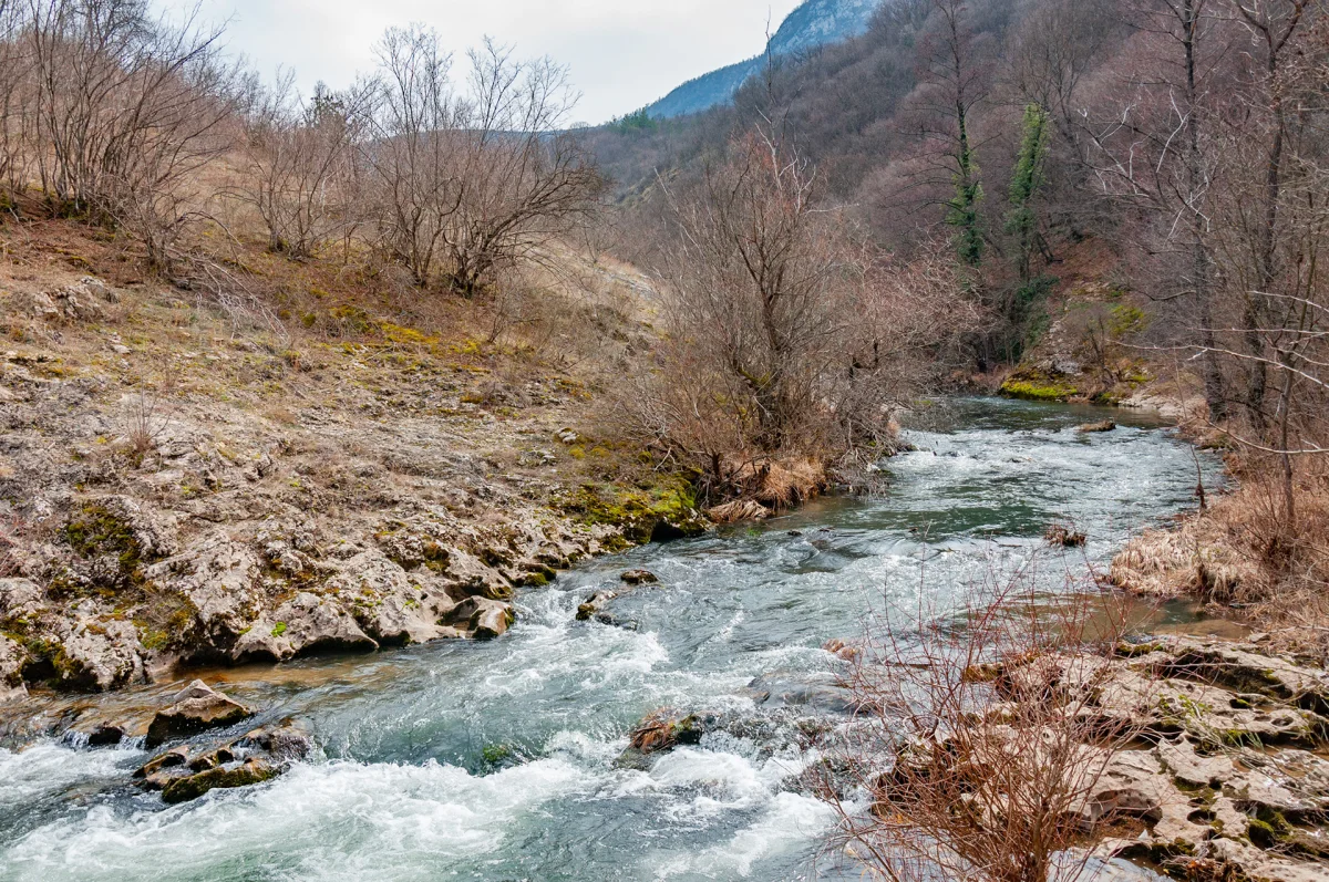 A winter visit to the Moravica river in Sokobanja, Serbia
