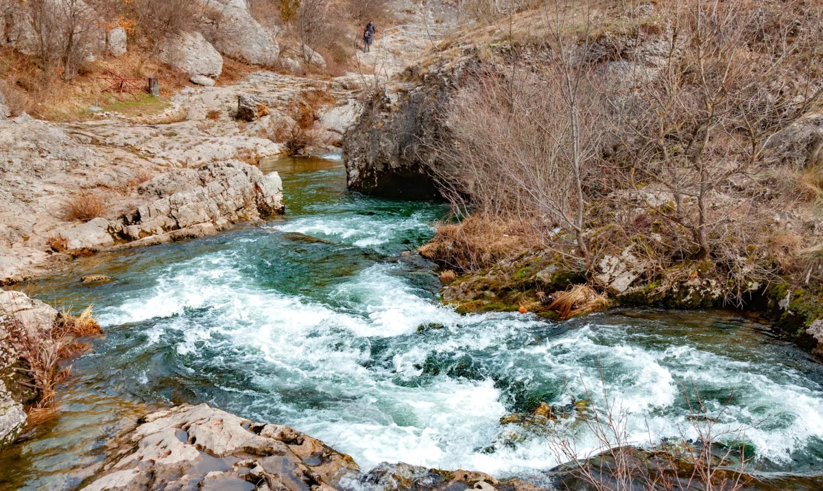 A winter visit to the Moravica river in Sokobanja, Serbia
