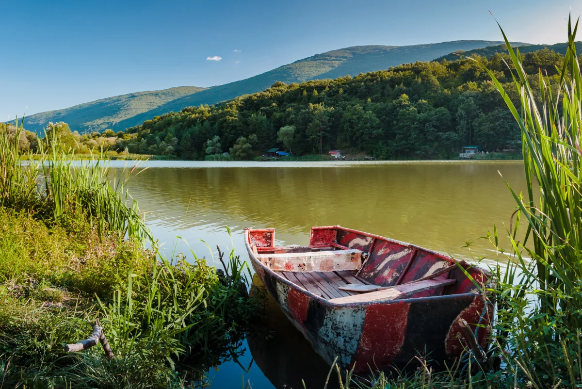 Lake Divljana near Bela Palanka, a perfect spot to swim and relax