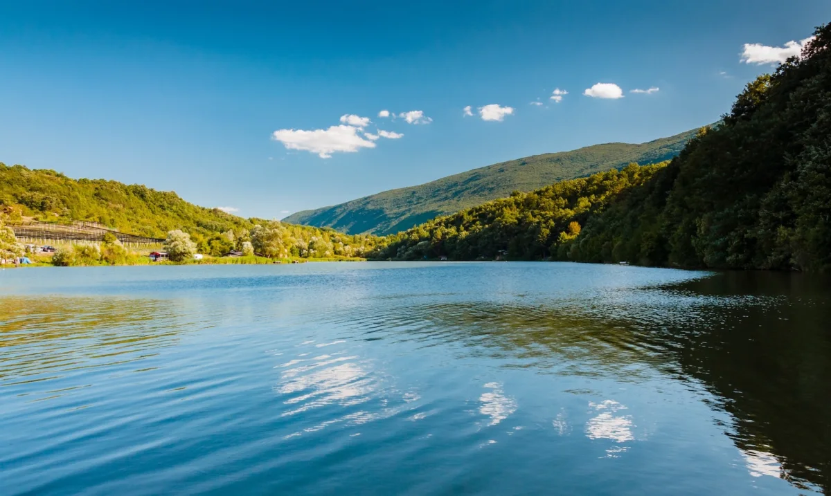 Lake Divljana near Bela Palanka, a perfect spot to swim and relax
