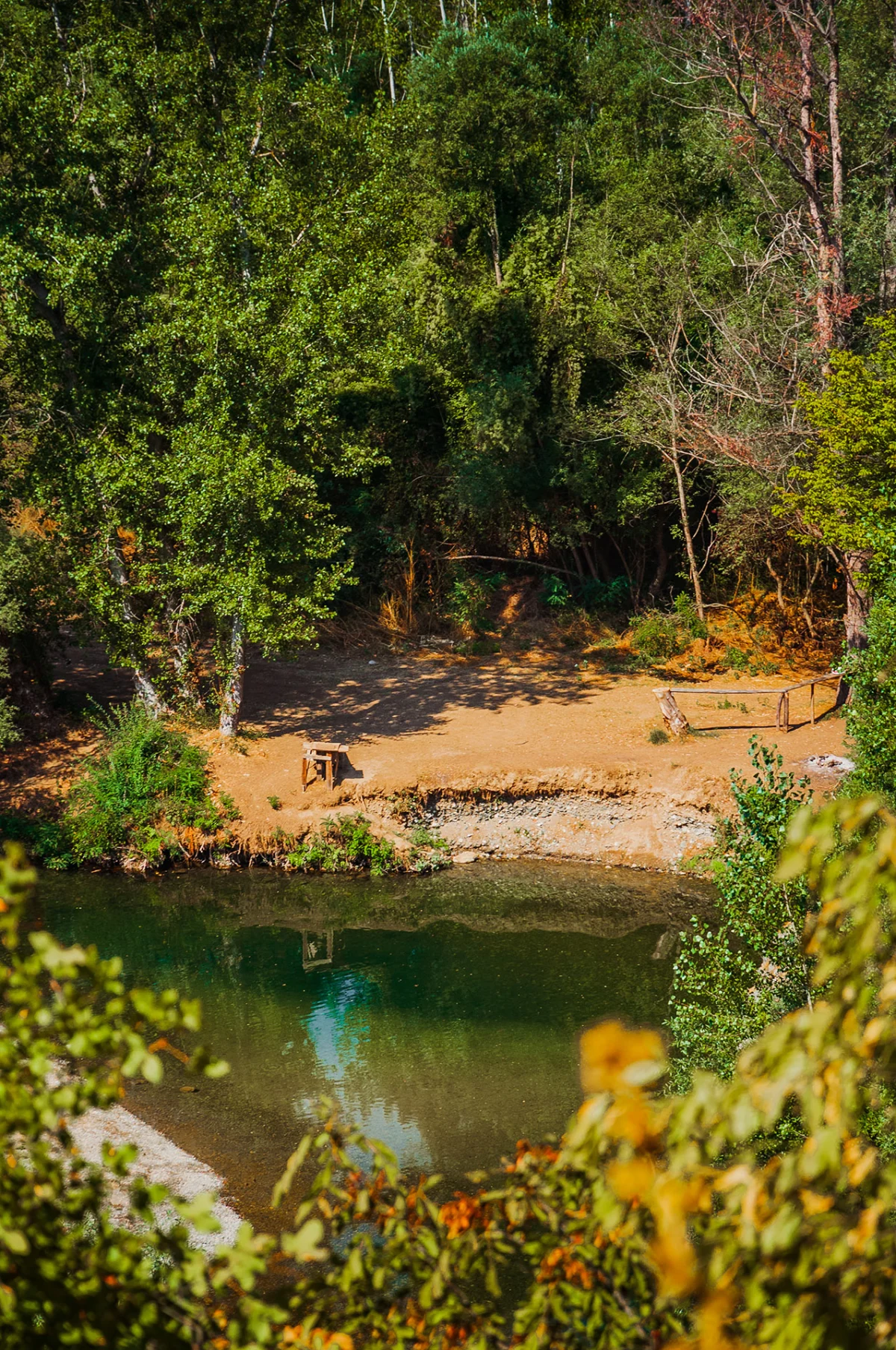 Natural swimming spot at Baranica, Knjaževac