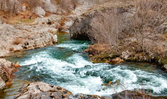 A winter visit to the Moravica river in Sokobanja, Serbia
