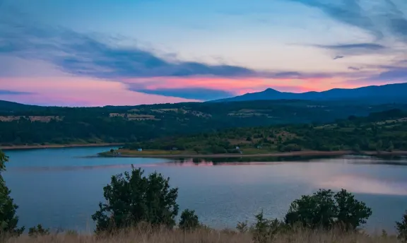 Relaxing at Brestovačko lake and Bublička beach near Radan mountain