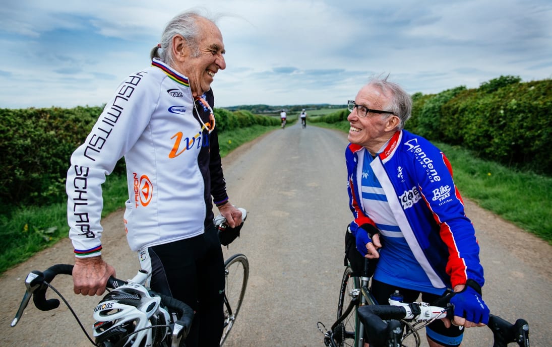 Two Yorkshire cyclists